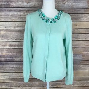 Vineyard Vines Jeweled Neck Cardigan